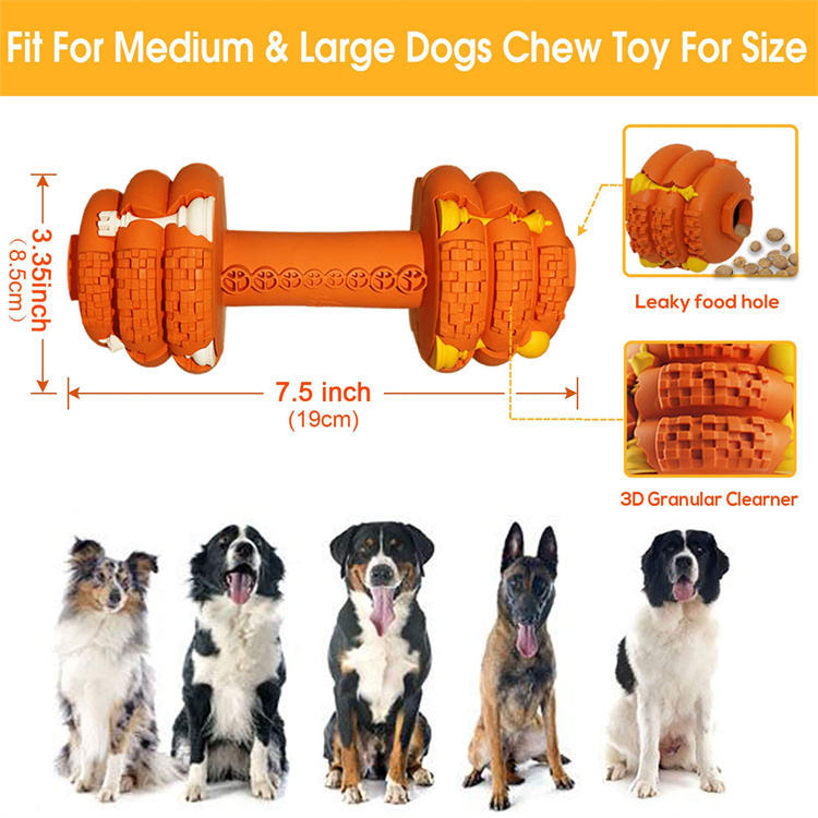 Durable Chew Toy For Aggressive Chewers Tooth Cleaning Interactive Pet Toy
