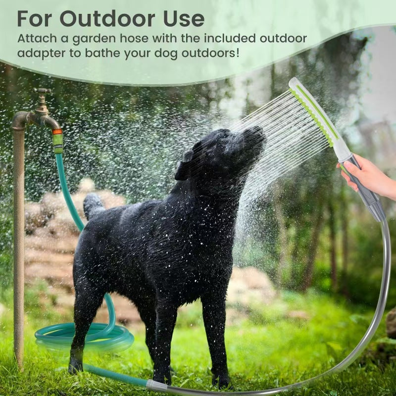 Pet Bathing Showerhead Brush With Massage Spray Tool