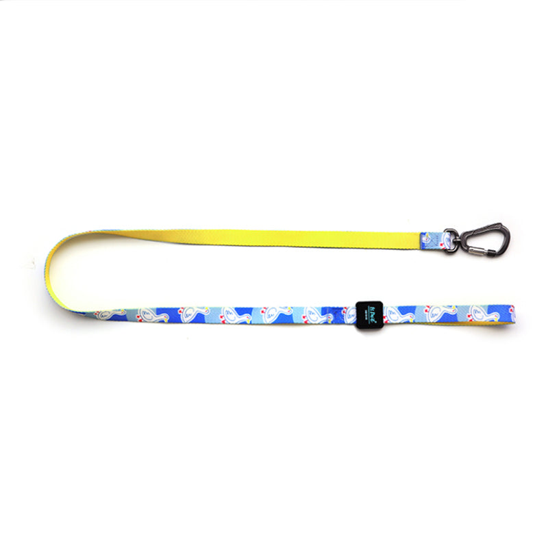 Printed Ribbon Pet Traction Rope Leash