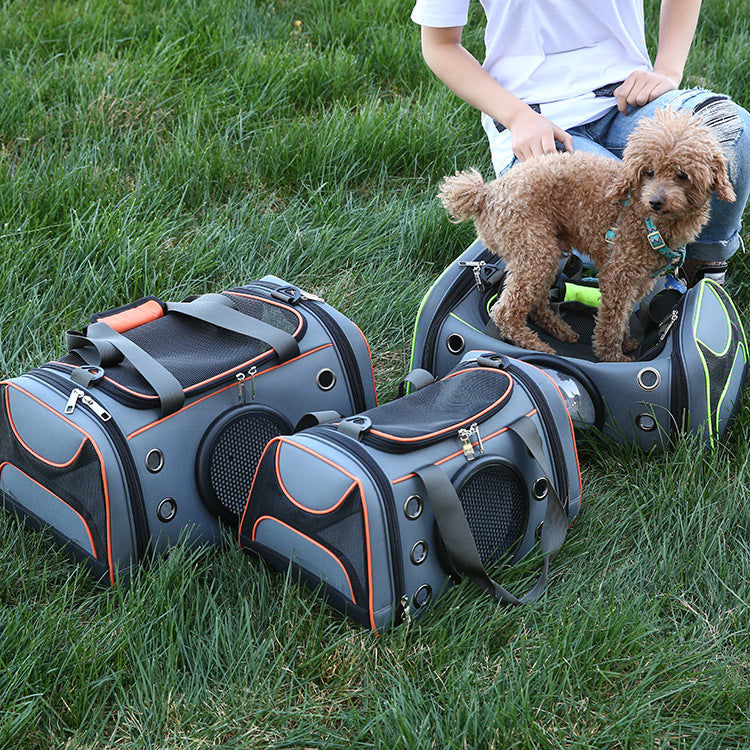 Portable Pet Diaper Backpack Lightweight Travel Carry Bag