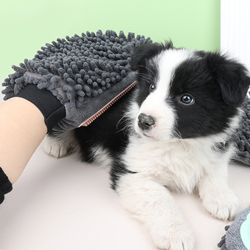 2 In 1 Grooming Massage Bath Cleaning Pet Brush Glove