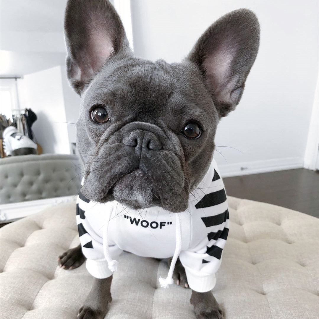 Three Stripe Sports Fashion Pet Sweater Clothes