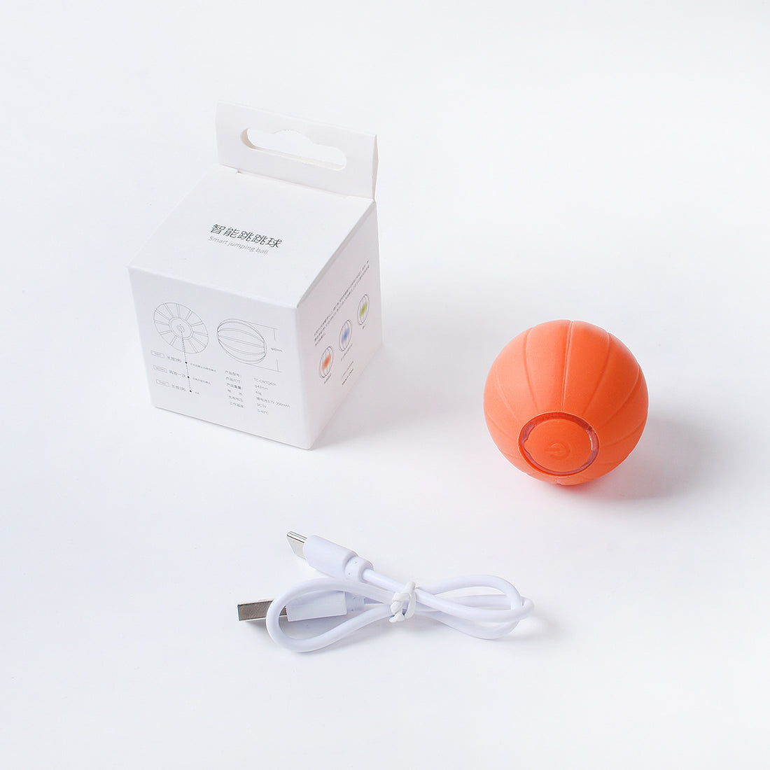 Smart Silicone Bouncing Rolling Pet Ball Toy