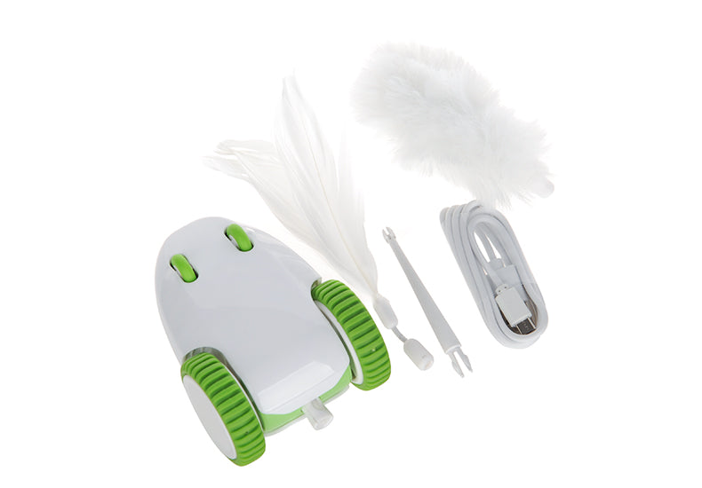 Automatic Interactive Pet Feather Stick Toy Anti Boredom