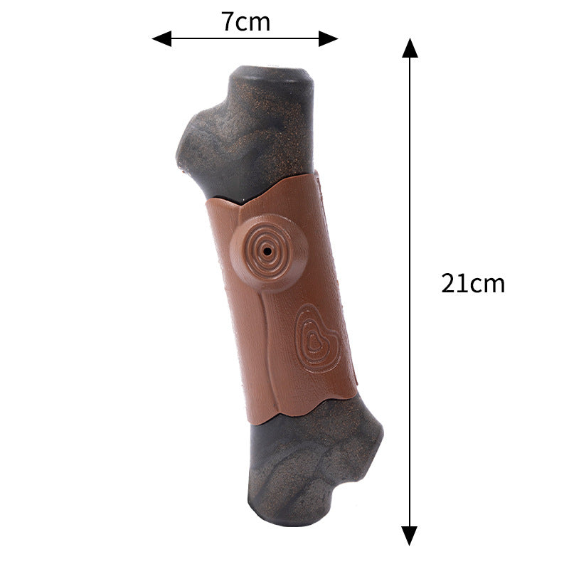 Tough Durable Chew Toy For Aggressive Chewers Large Breed Pets Bacon Flavor