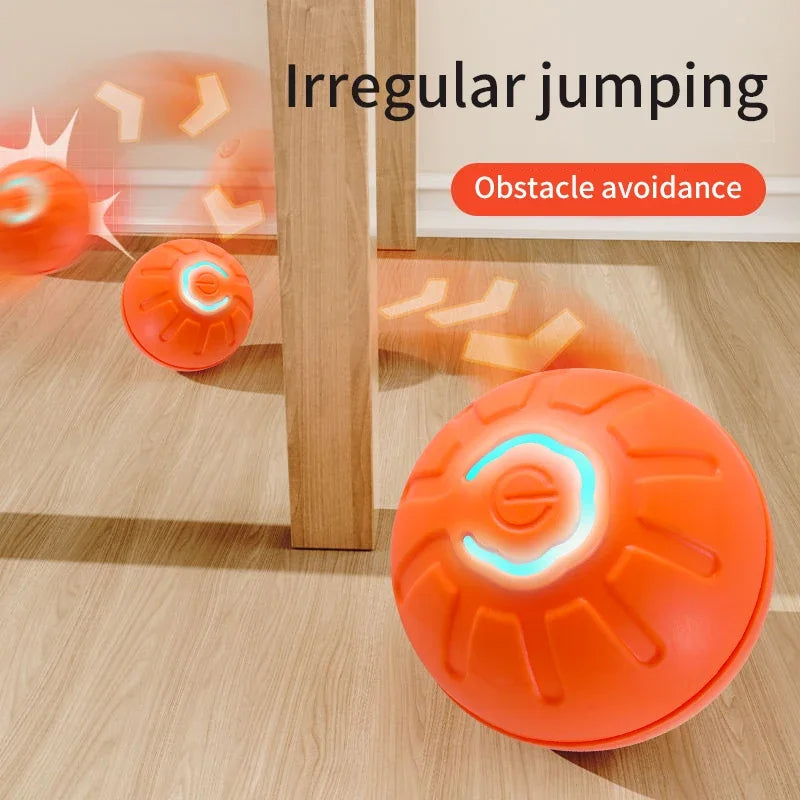 Smart Electronic Interactive Pet Ball USB Automatic Bouncing Toy