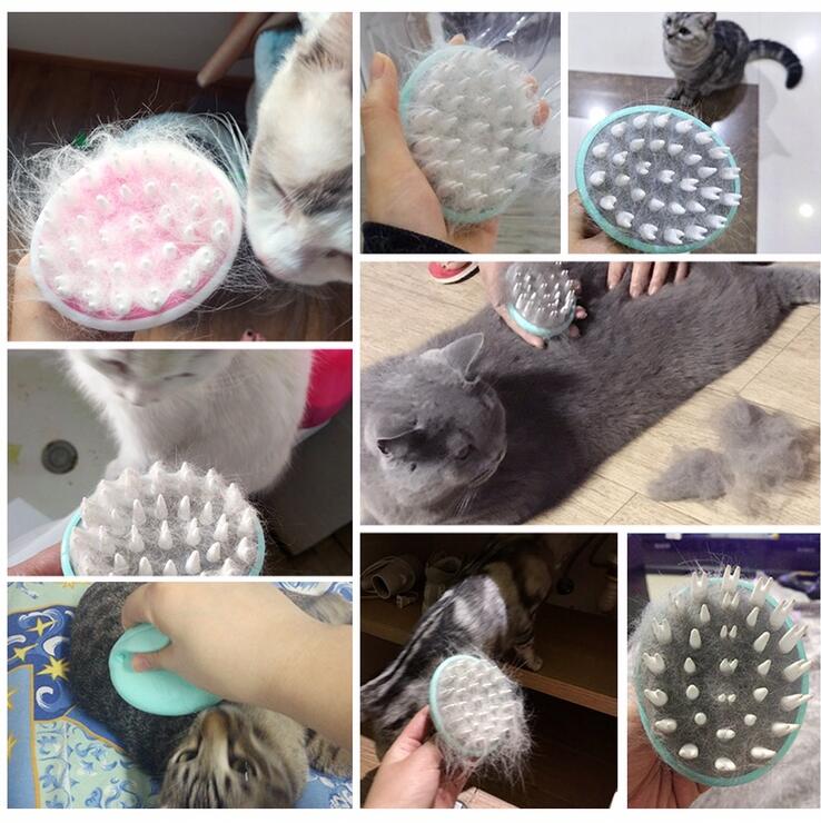 Comfortable Massage Bath Shower Grooming Cleaning Pet Brush