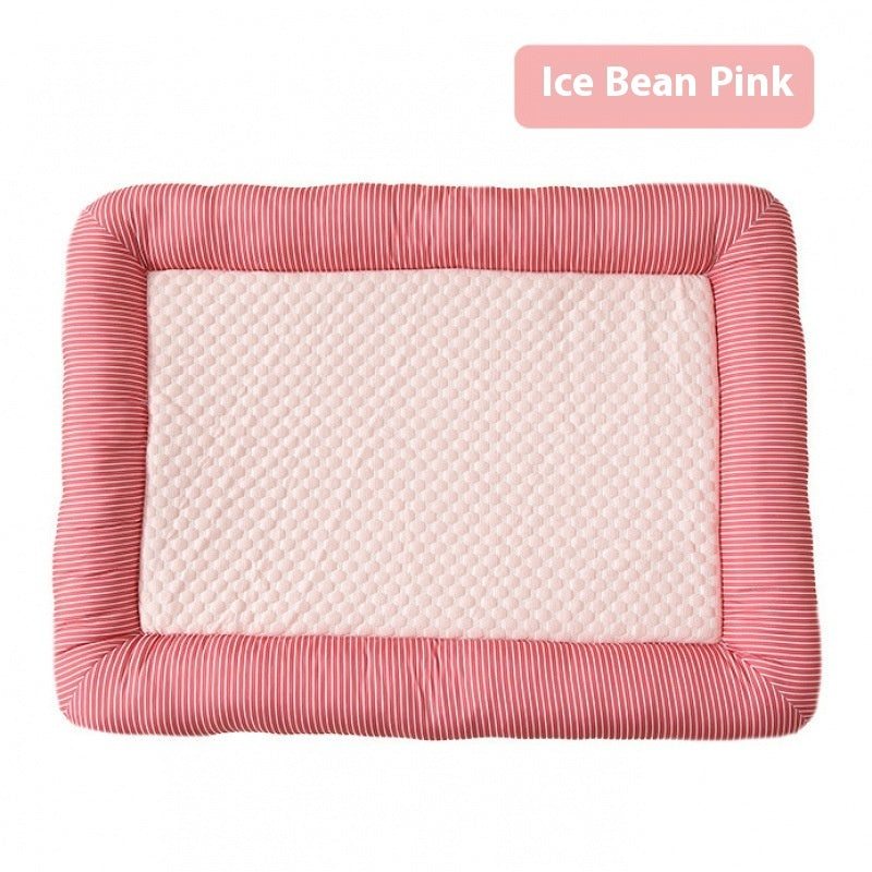 Cooling Ice Silk Summer Pet Sleeping Nest Bed