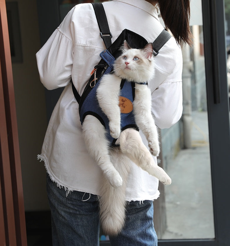Portable Pet Backpack For Spring Outdoor Travel Adventures