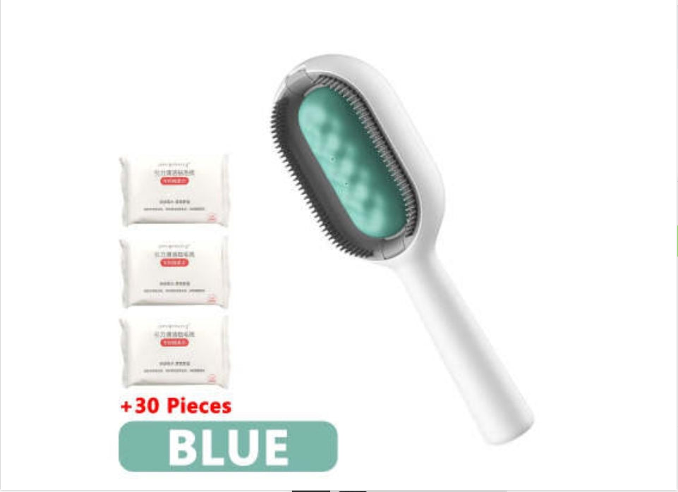 Pet Dematting Floating Hair Removal Grooming Brush With Tank