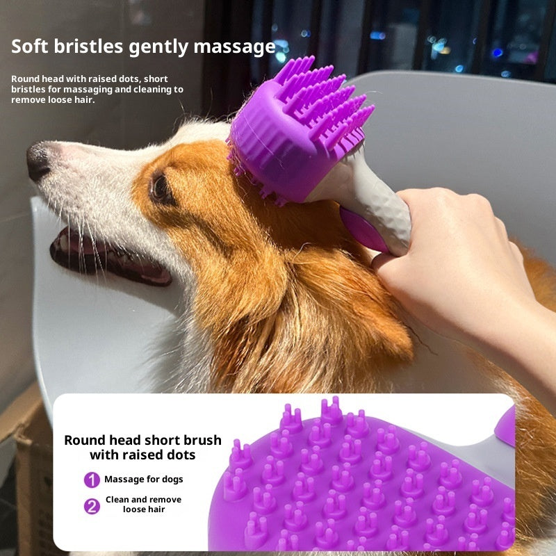 Pet Bath Floating Hair Cleaning Shower Brush