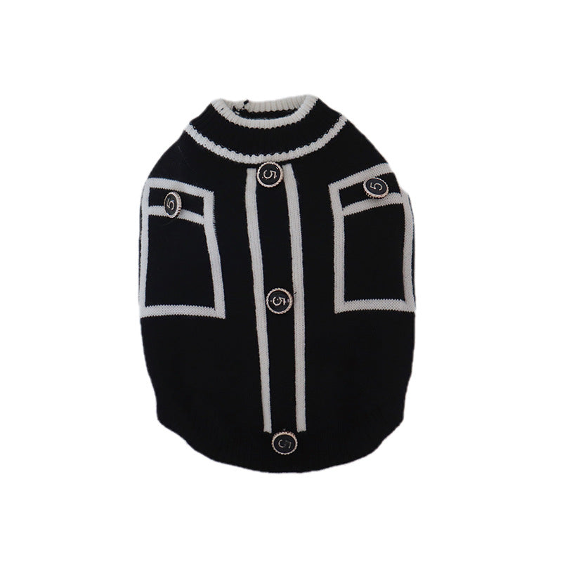 Warm Country Style Small Pet Sweater Clothes