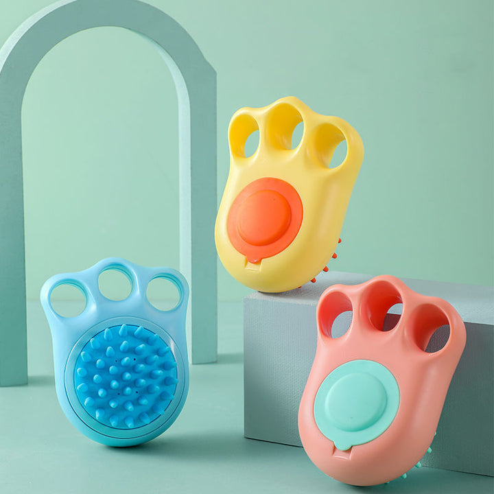 Pet Claw Bath Massage Grooming Cleaning Brush Tool