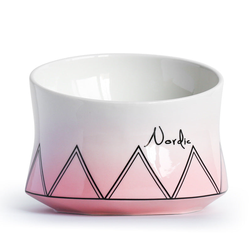 Ceramic Pet Food And Water Bowl
