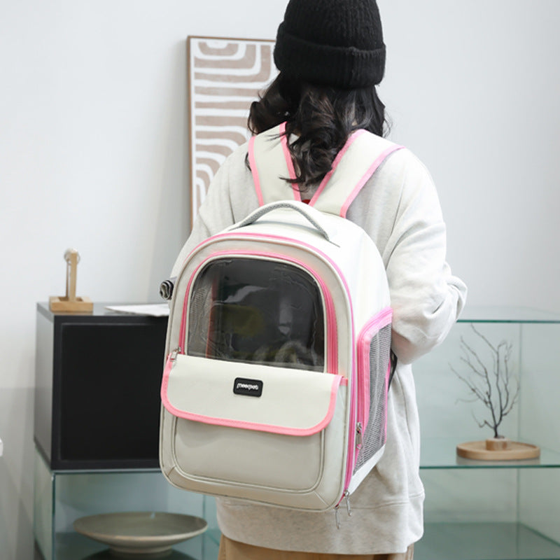 Portable Breathable Pet Shoulder Bag Outdoor Travel Carrier