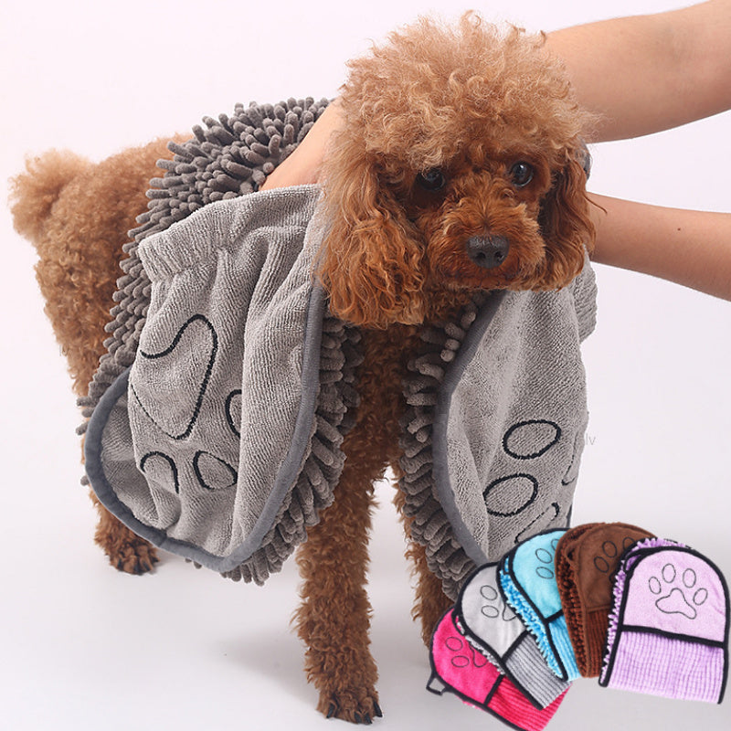 Super Absorbent Quick Drying Microfiber Pet Bathrobe Towel