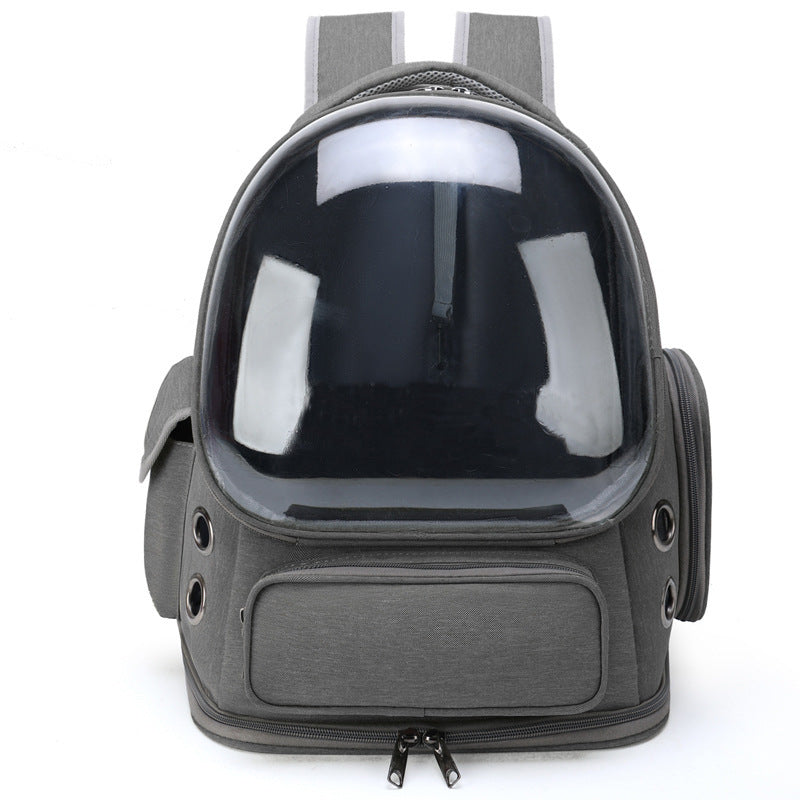 Portable Transparent Pet Backpack Space Capsule Travel Carrier Bag