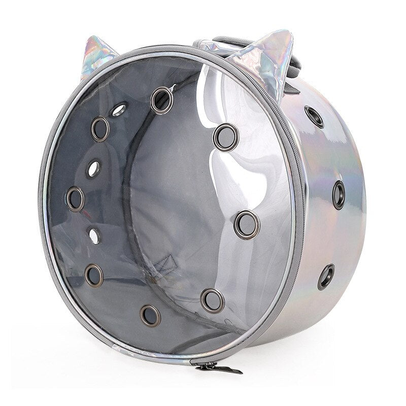 Transparent Breathable Portable Pet Backpack For Outdoor Travel