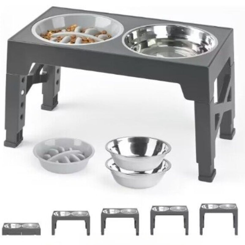 Anti Tumble Neck Support Elevated Pet Feeding Bowl Stand