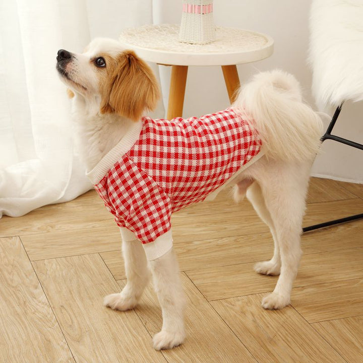 High Collar Windproof Warm Pet Sweater Fashion Clothing Outdoor Wear