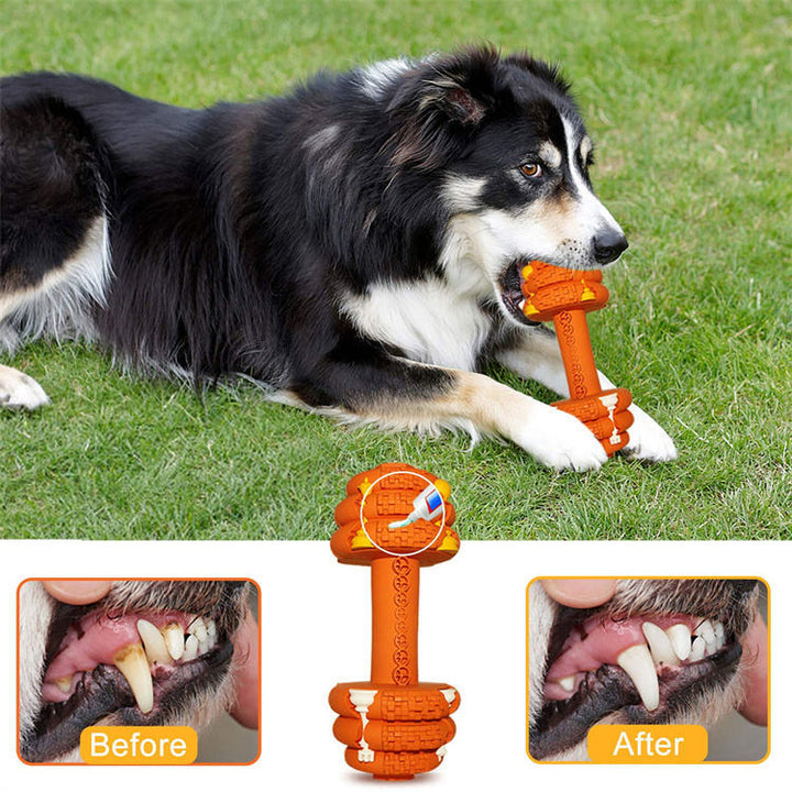 Durable Chew Toy For Aggressive Chewers Tooth Cleaning Interactive Pet Toy