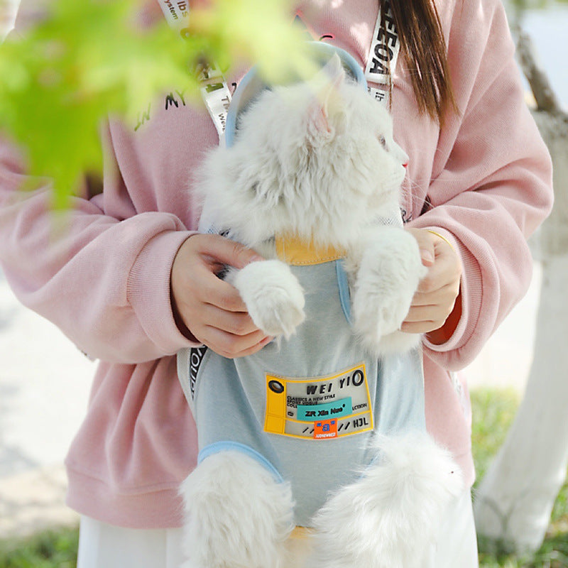 Portable Pet Shoulder Backpack Travel Carry Bag