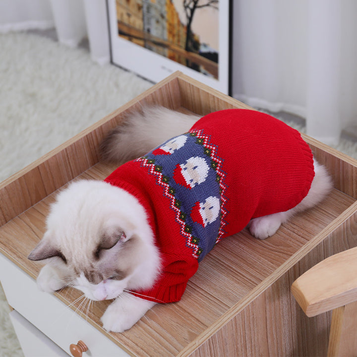 Christmas Fashion Pet Sweater Clothes