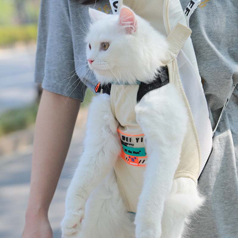 Portable Pet Shoulder Backpack Travel Carry Bag