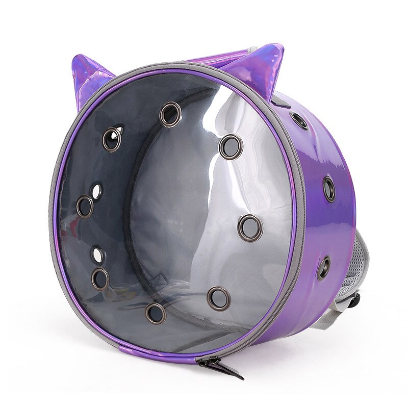 Transparent Breathable Portable Pet Backpack For Outdoor Travel