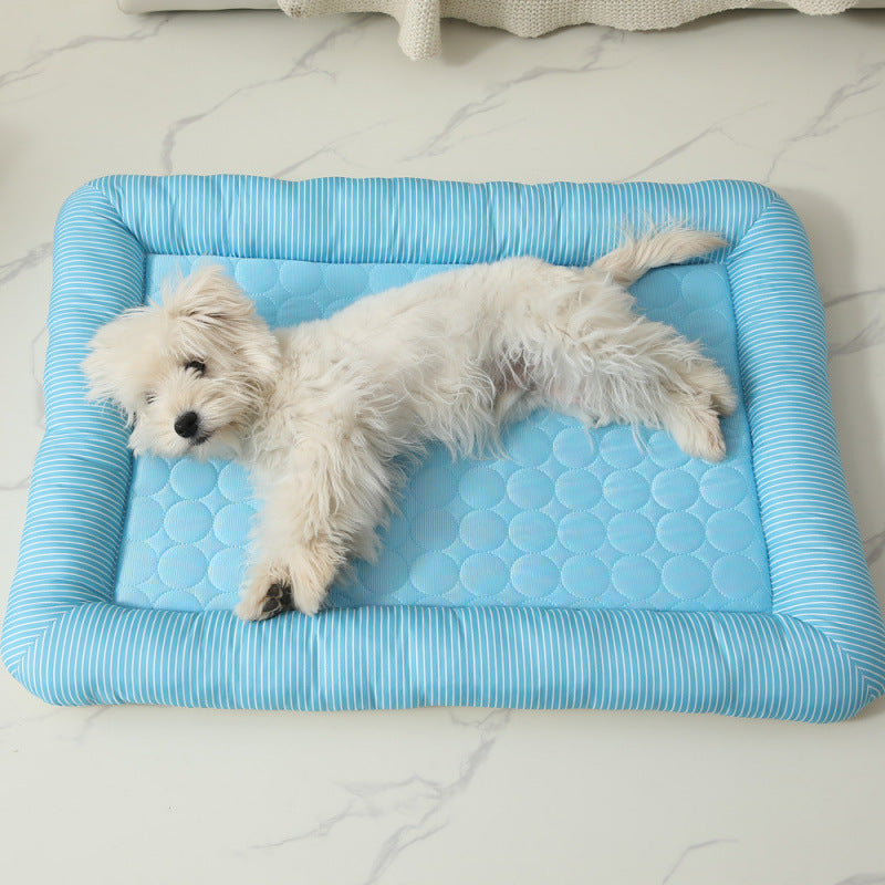 Cooling Ice Silk Summer Pet Sleeping Nest Bed
