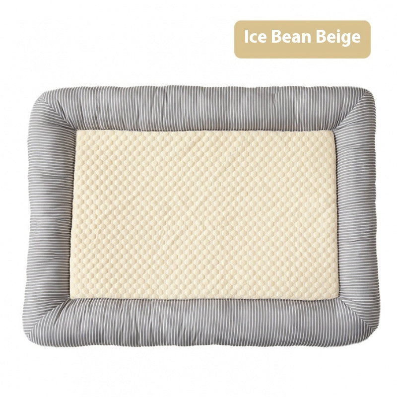 Cooling Ice Silk Summer Pet Sleeping Nest Bed