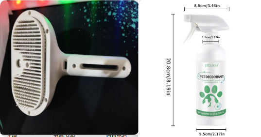 Self Cleaning Dematting Mist Humidifier Pet Grooming Comb