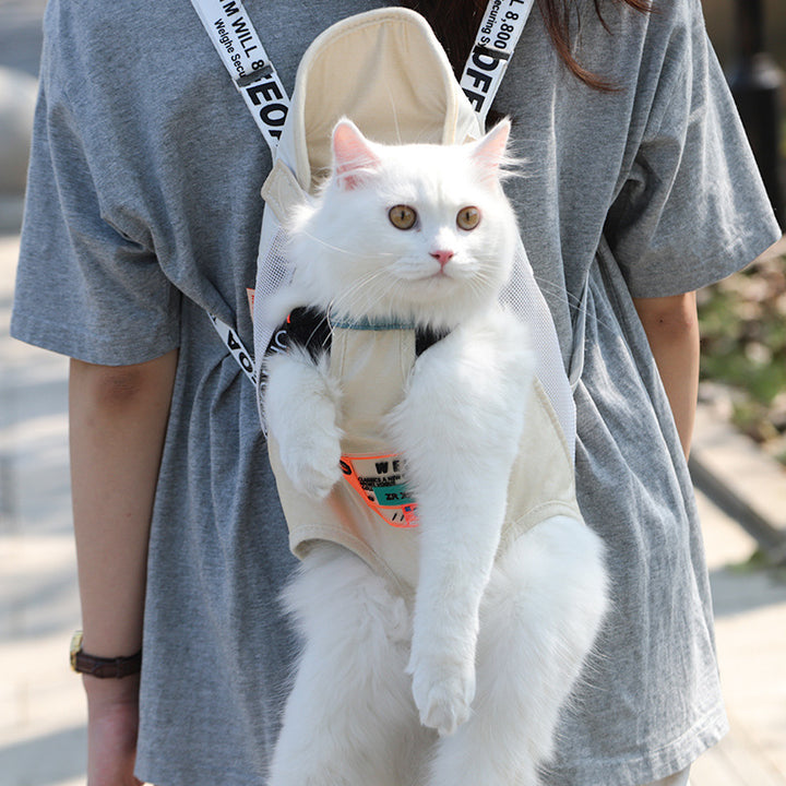 Portable Pet Shoulder Backpack Travel Carry Bag