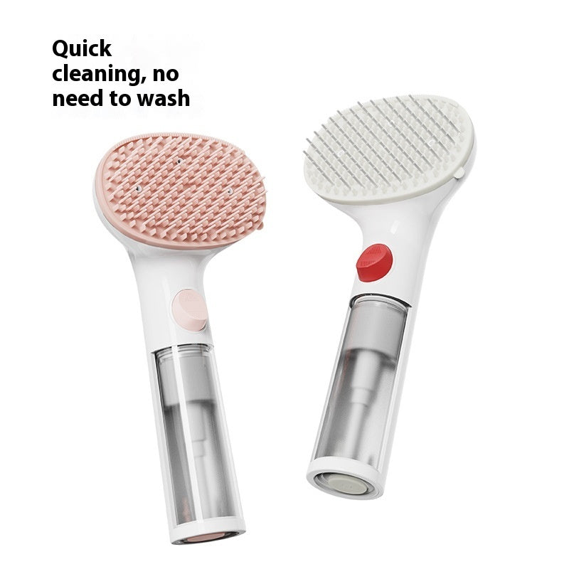 3 In 1 Steam Grooming Hair Removal Adjustable Pet Comb