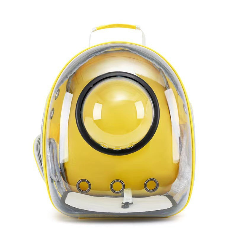 Transparent Skylight Breathable Pet Backpack Large Capacity Travel Bag
