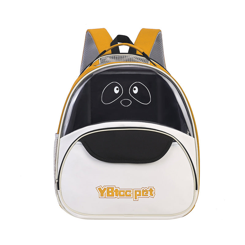 Portable Breathable Oxford Cloth Pet Backpack Large Capacity Travel Bag