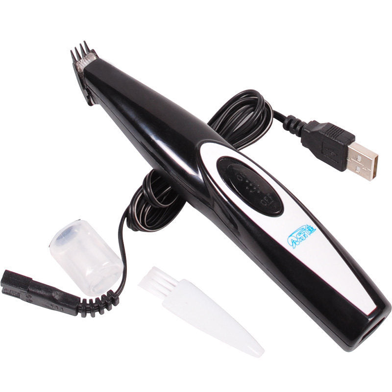 USB Rechargeable Pet Nail Hair Grooming Trimmer Clipper Tool