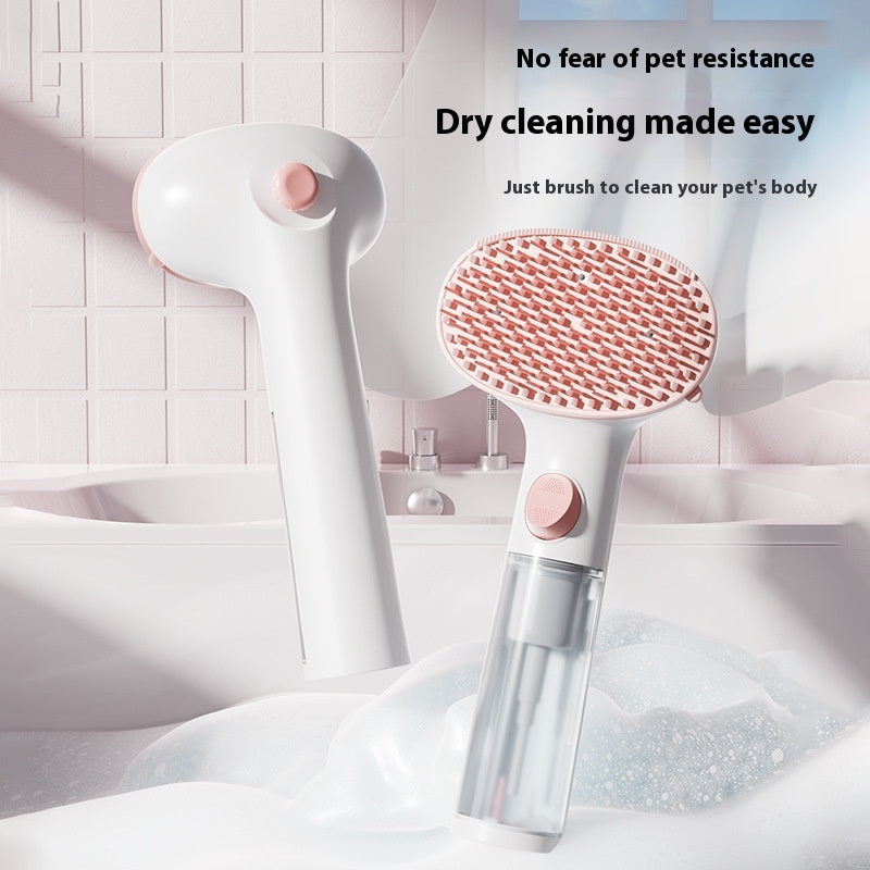 3 In 1 Steam Grooming Hair Removal Adjustable Pet Comb