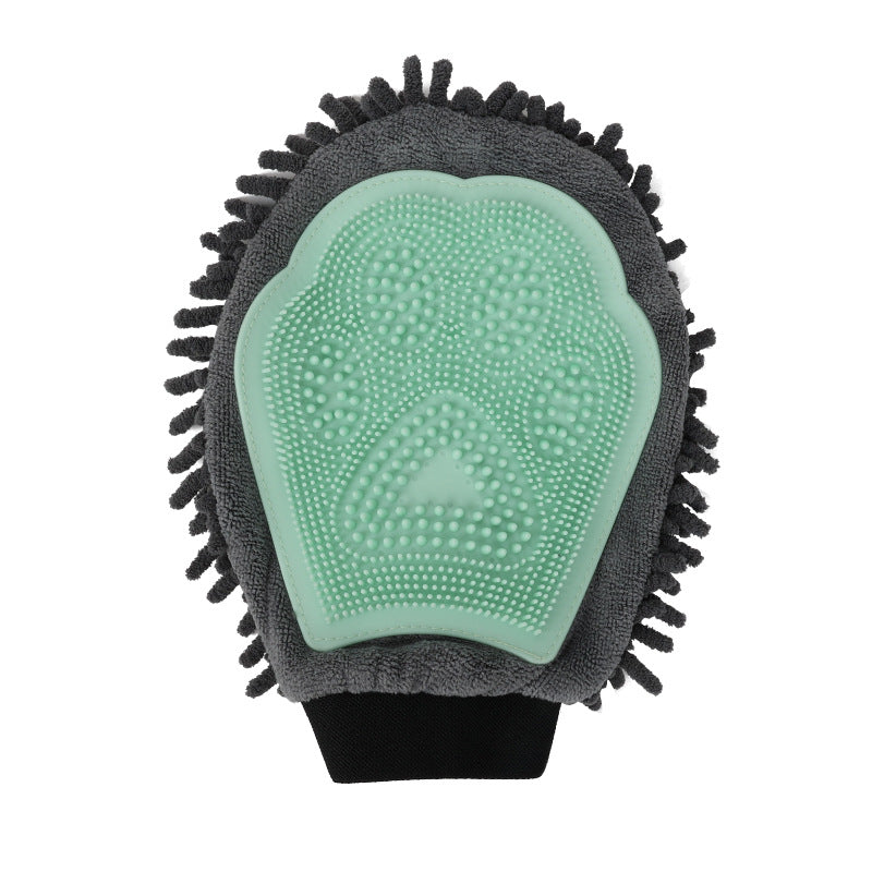 2 In 1 Grooming Massage Bath Cleaning Pet Brush Glove