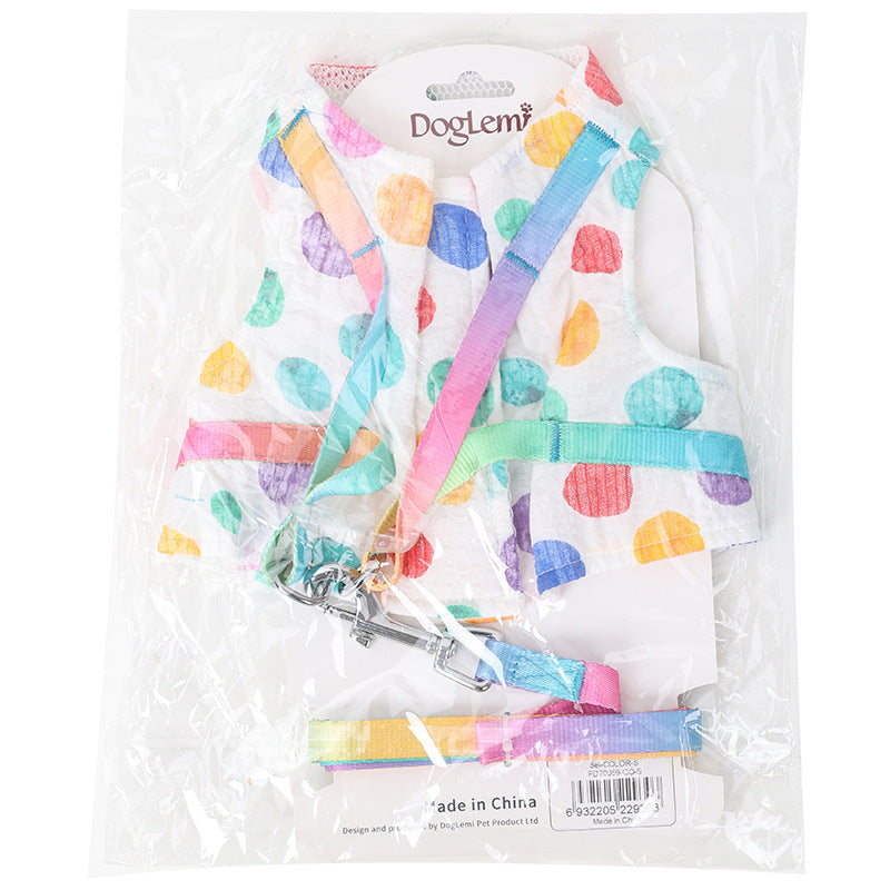 Pet Chest Harness Leash For Small Medium Pets