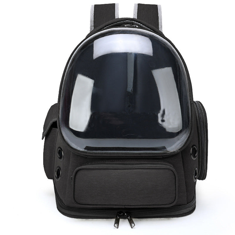 Portable Transparent Pet Backpack Space Capsule Travel Carrier Bag