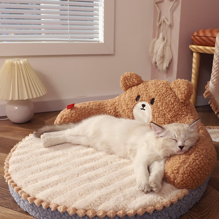 Winter Warm Pet Sleeping Nest Bed
