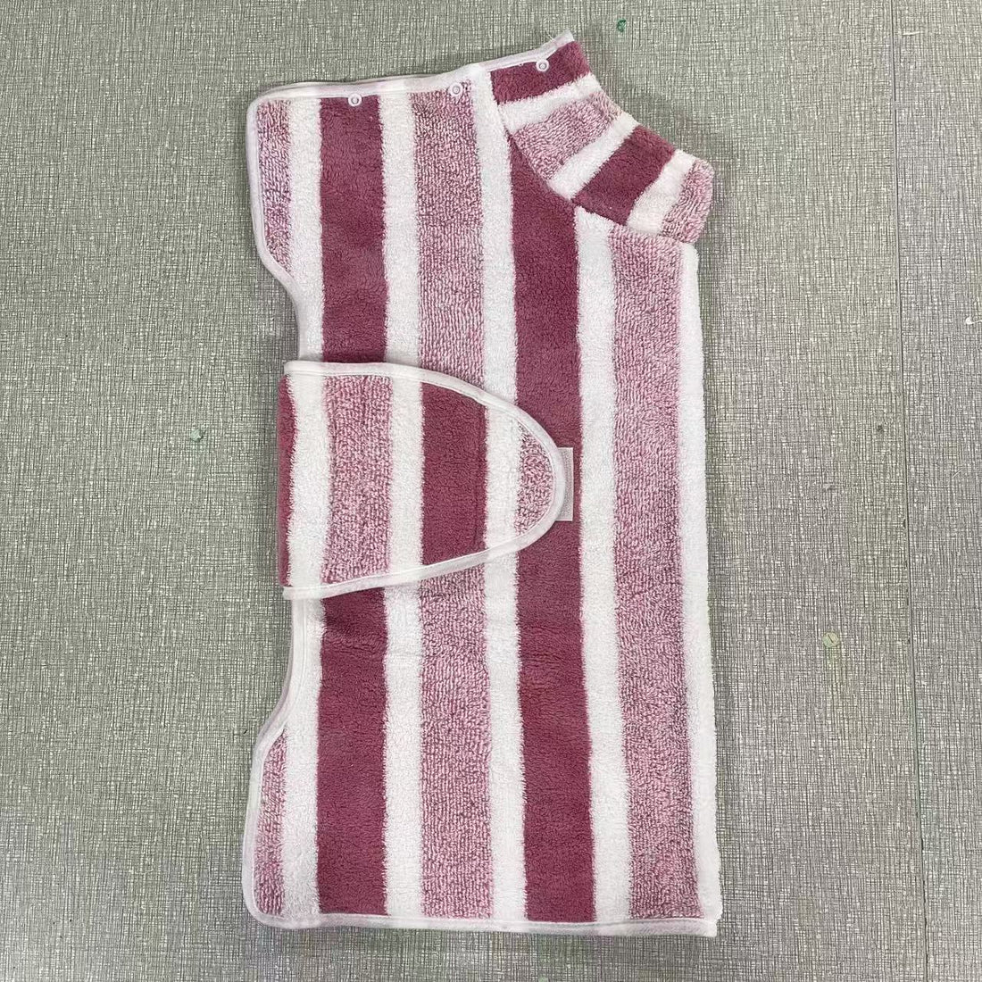 Absorbent Soft Microfiber Pet Bath Robe Towel Apparel