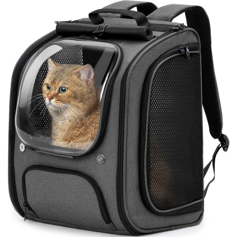 Portable Fashion Pet Backpack Aviation Style Travel Carrier