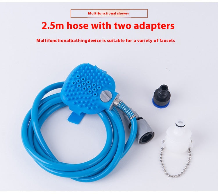 Silicone Handheld Massage Bath Shower Pet Grooming Gloves Tool