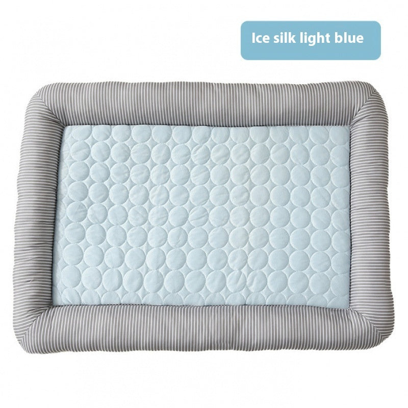 Cooling Ice Silk Summer Pet Sleeping Nest Bed