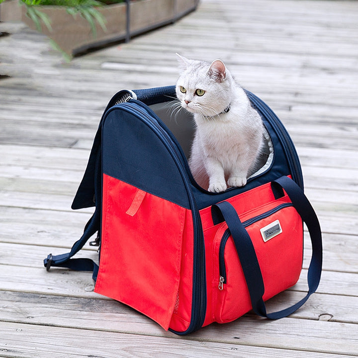 Breathable Waterproof Pet Backpack Travel Handbag Carrier