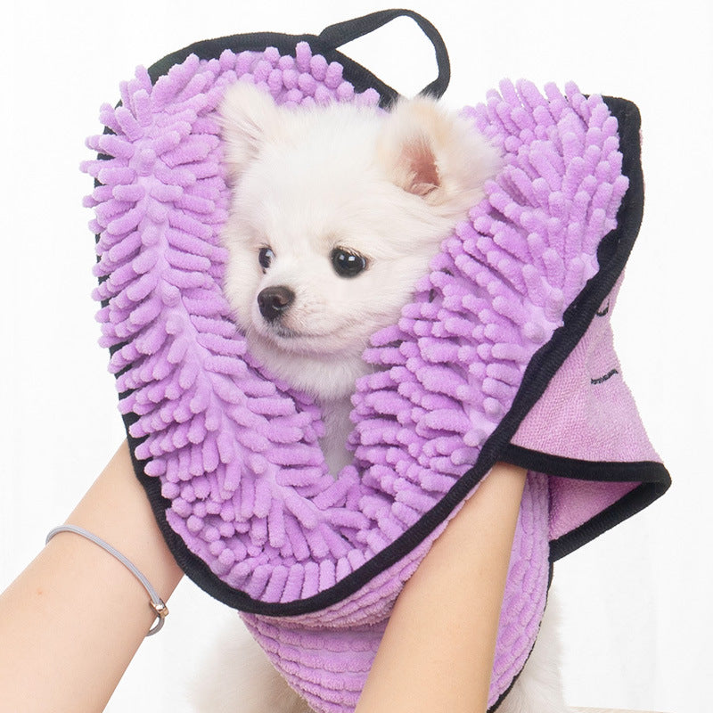 Super Absorbent Quick Drying Microfiber Pet Bathrobe Towel