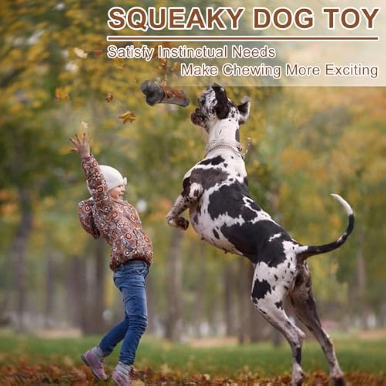 Tough Durable Chew Toy For Aggressive Chewers Large Breed Pets Bacon Flavor