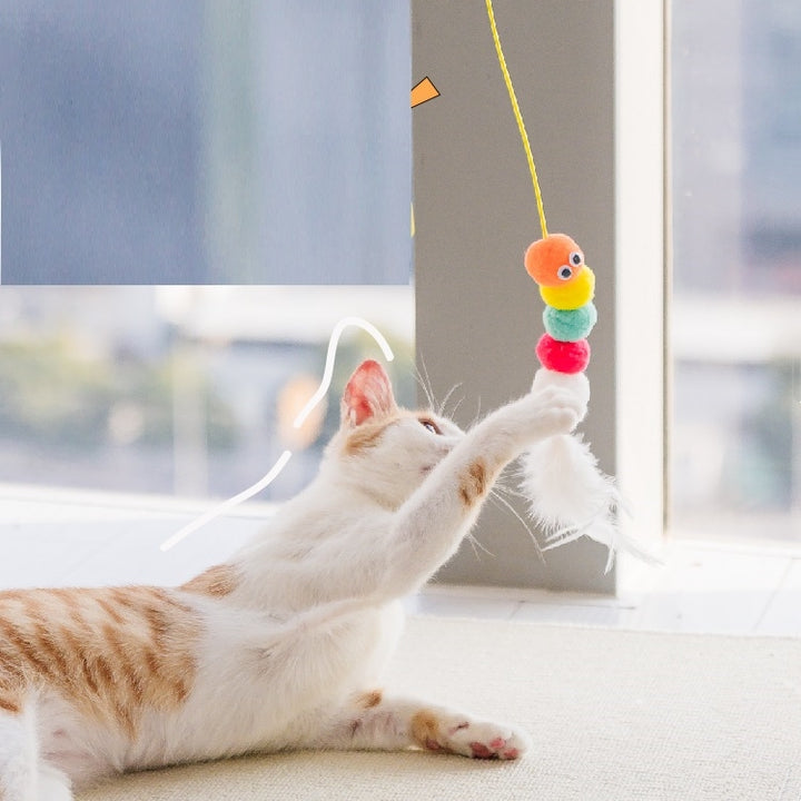 Interactive Hanging Rope Mouse Telescopic Funny Self Play Pet Toy Supplies